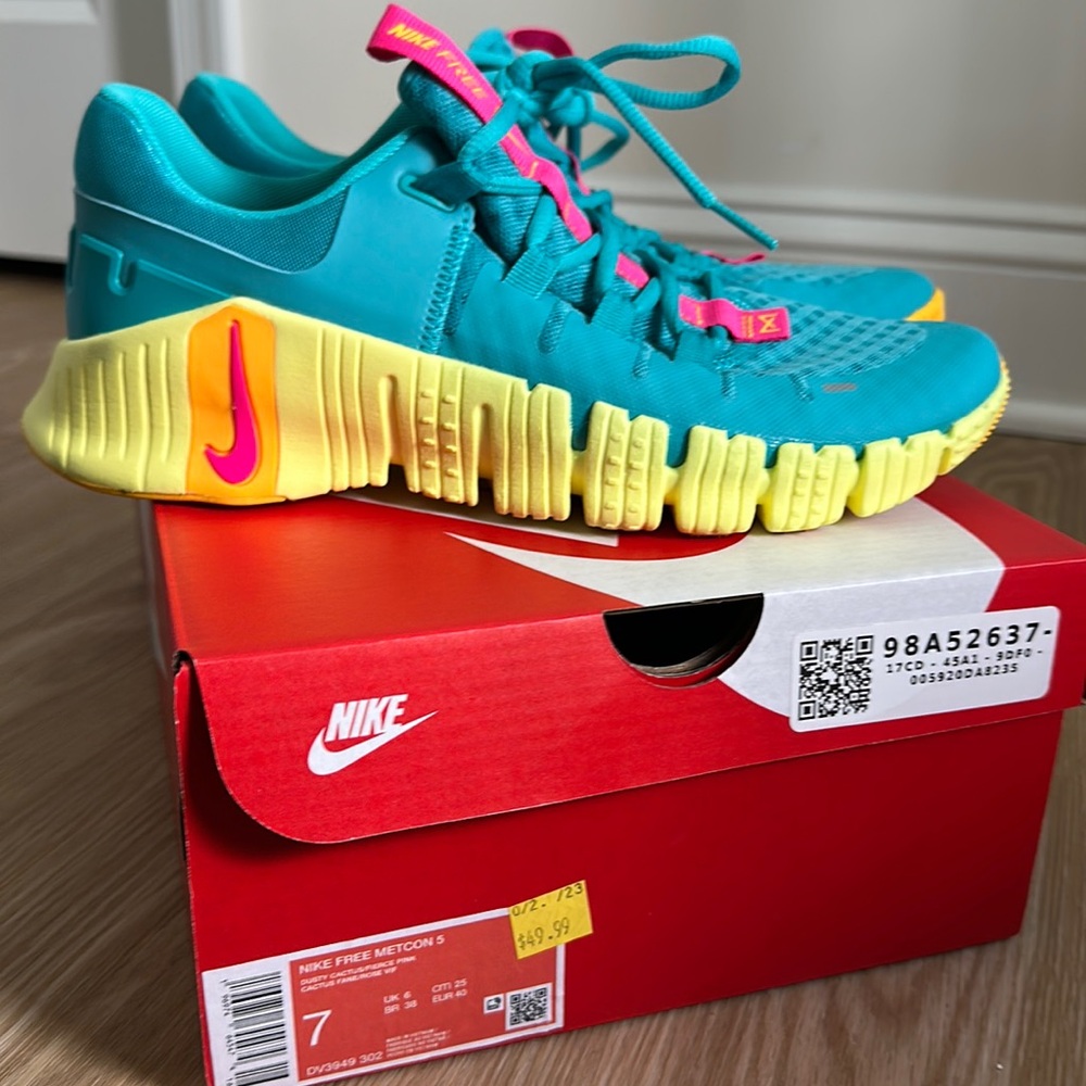 NEW Nike Free Metcon 5 Dusty Cactus Fierce Pink DV3949-302 Men’s Size 7